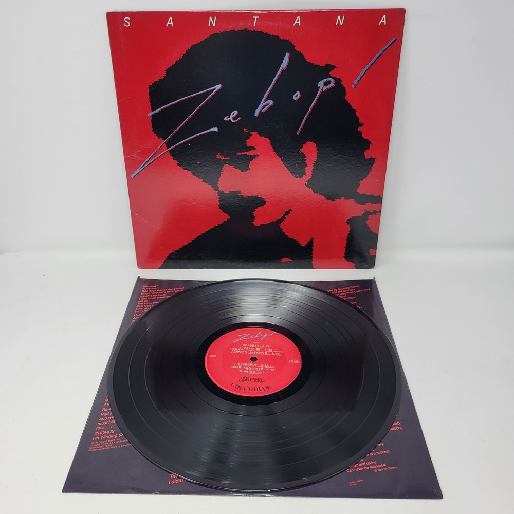 Santana Zebop Vinyl Record LP‎ Columbia FC 37158 1981